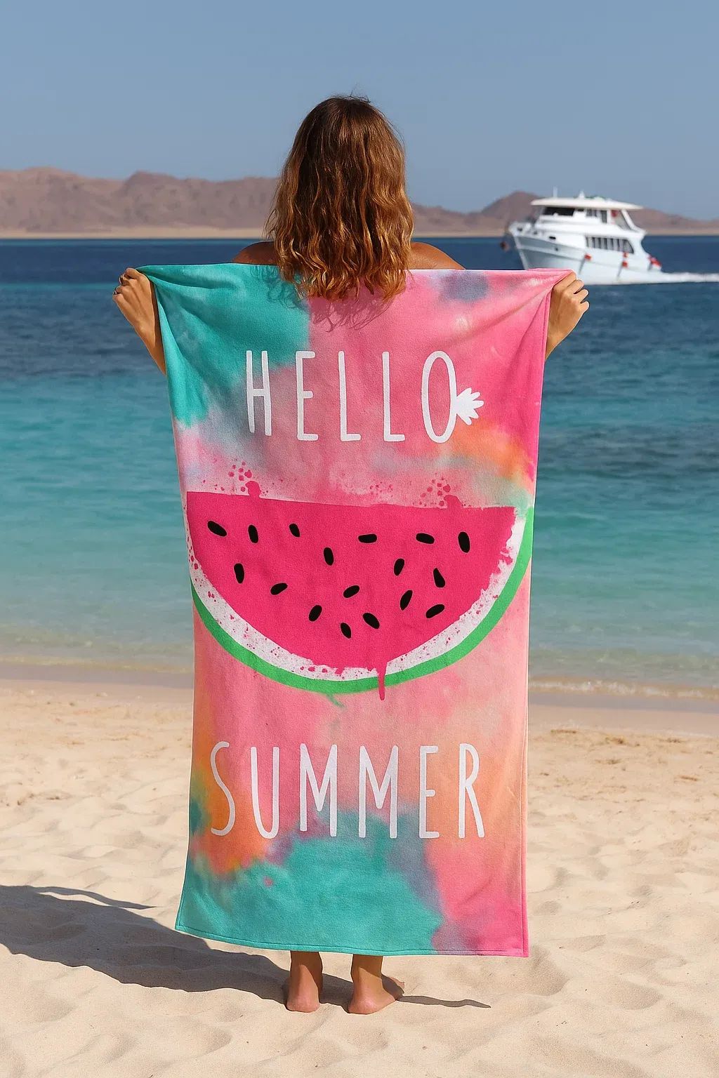 Watermelon Beach towel